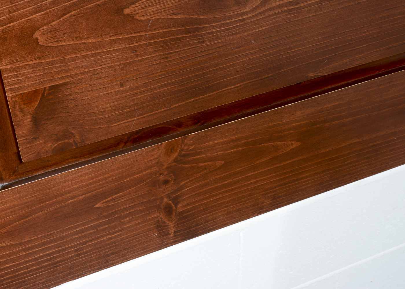 Pine King Size Headboard and Bed Frame