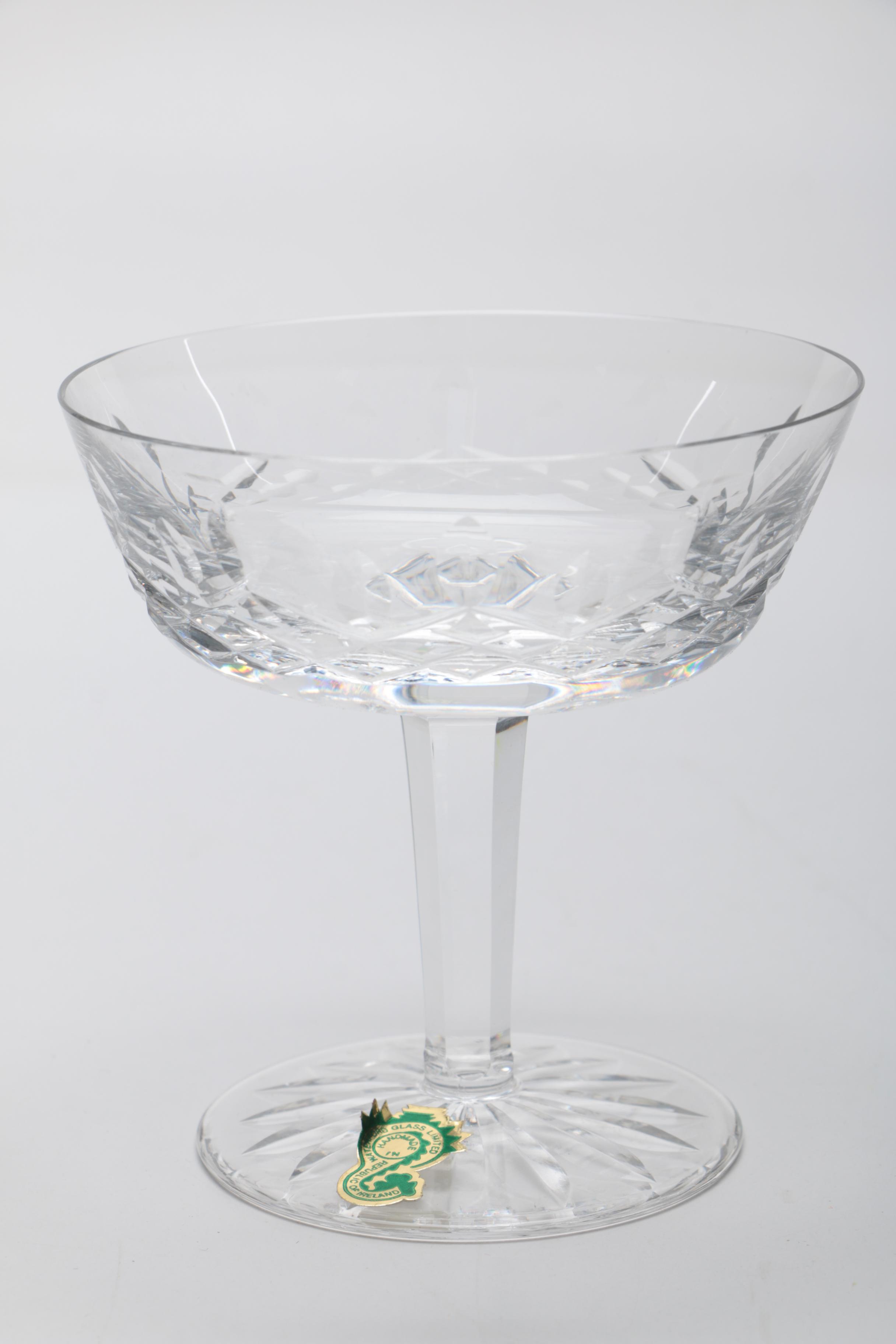 Waterford Crystal "Lismore" Champagne Coupes