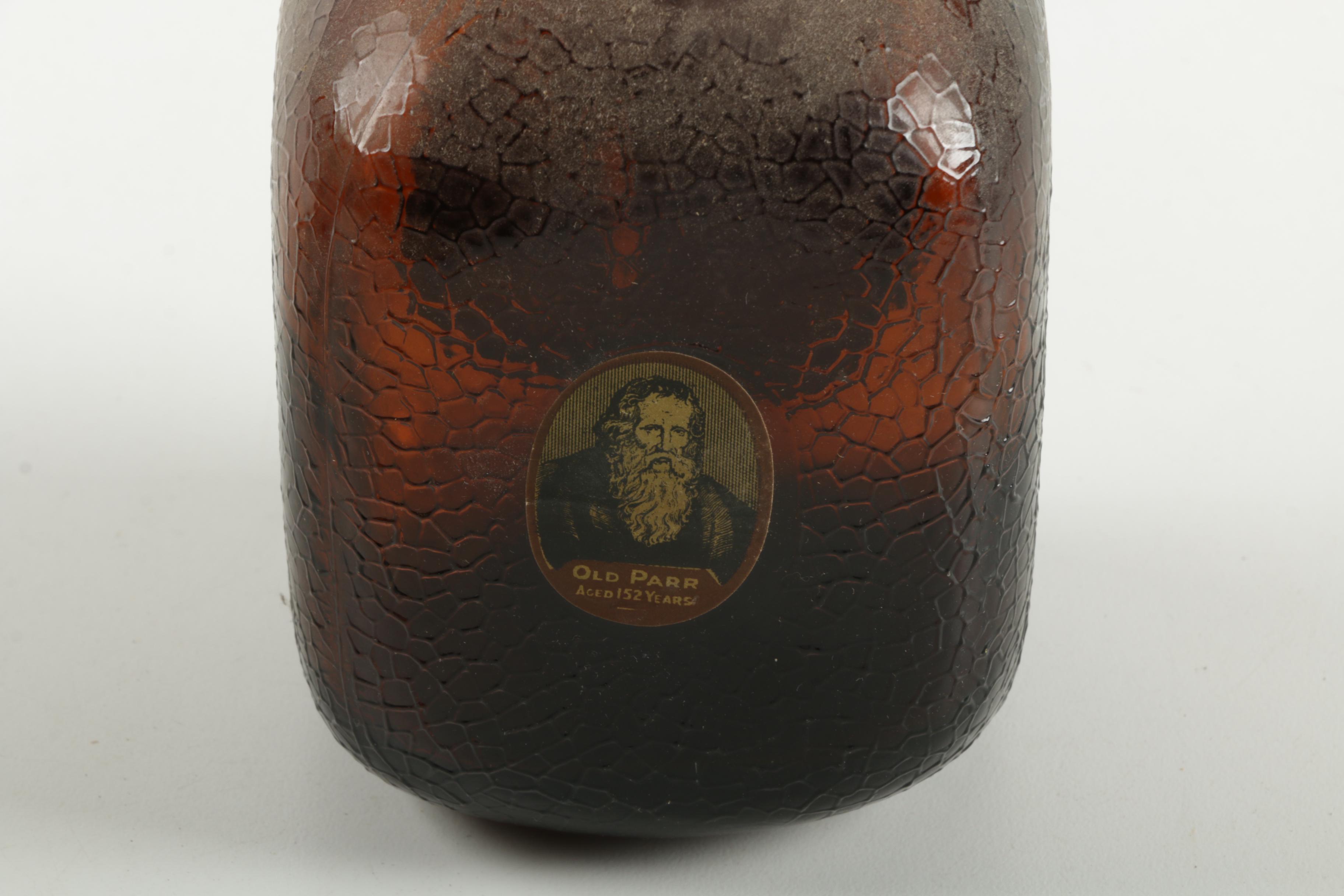 Vintage Glass Whiskey Bottles