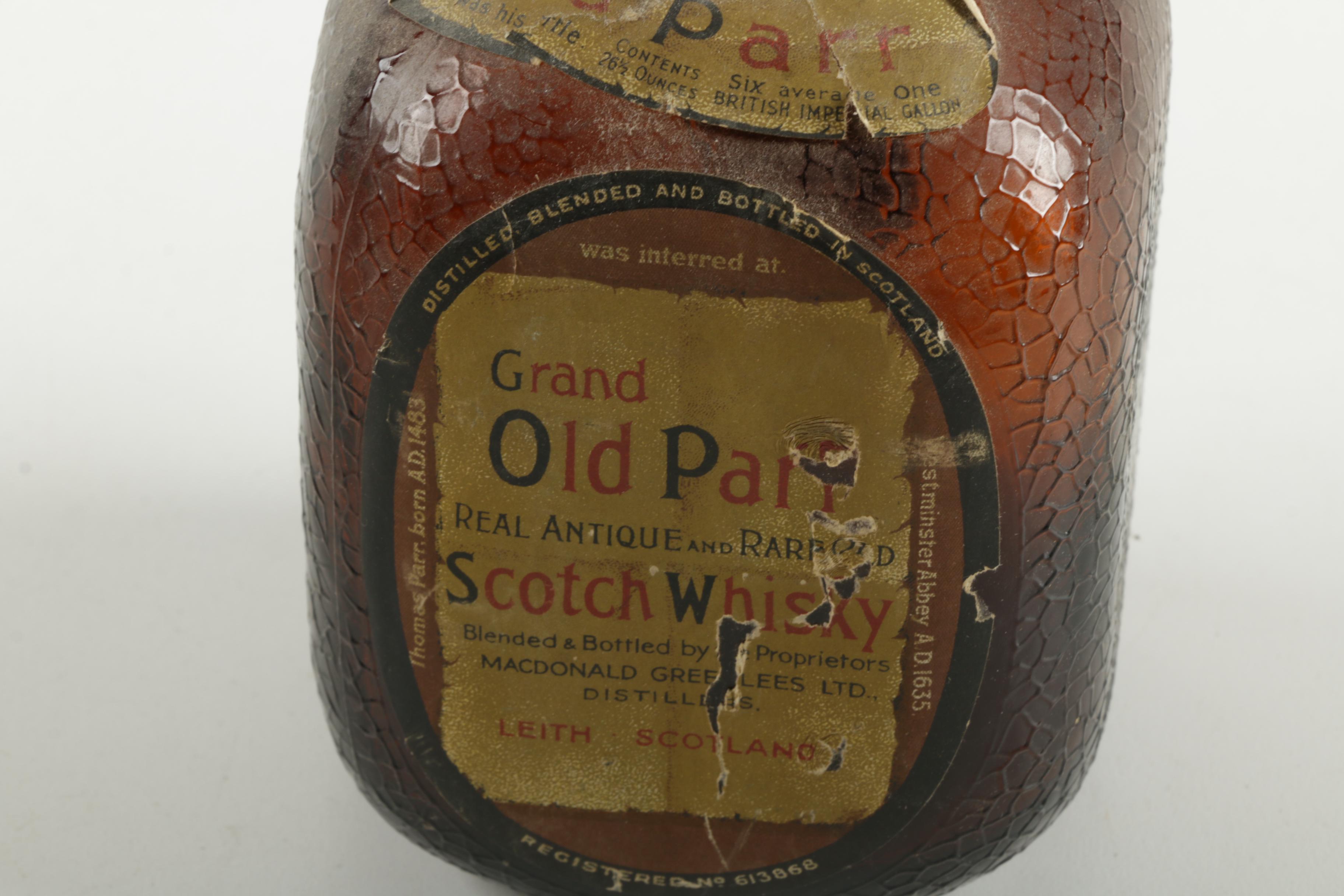 Vintage Glass Whiskey Bottles