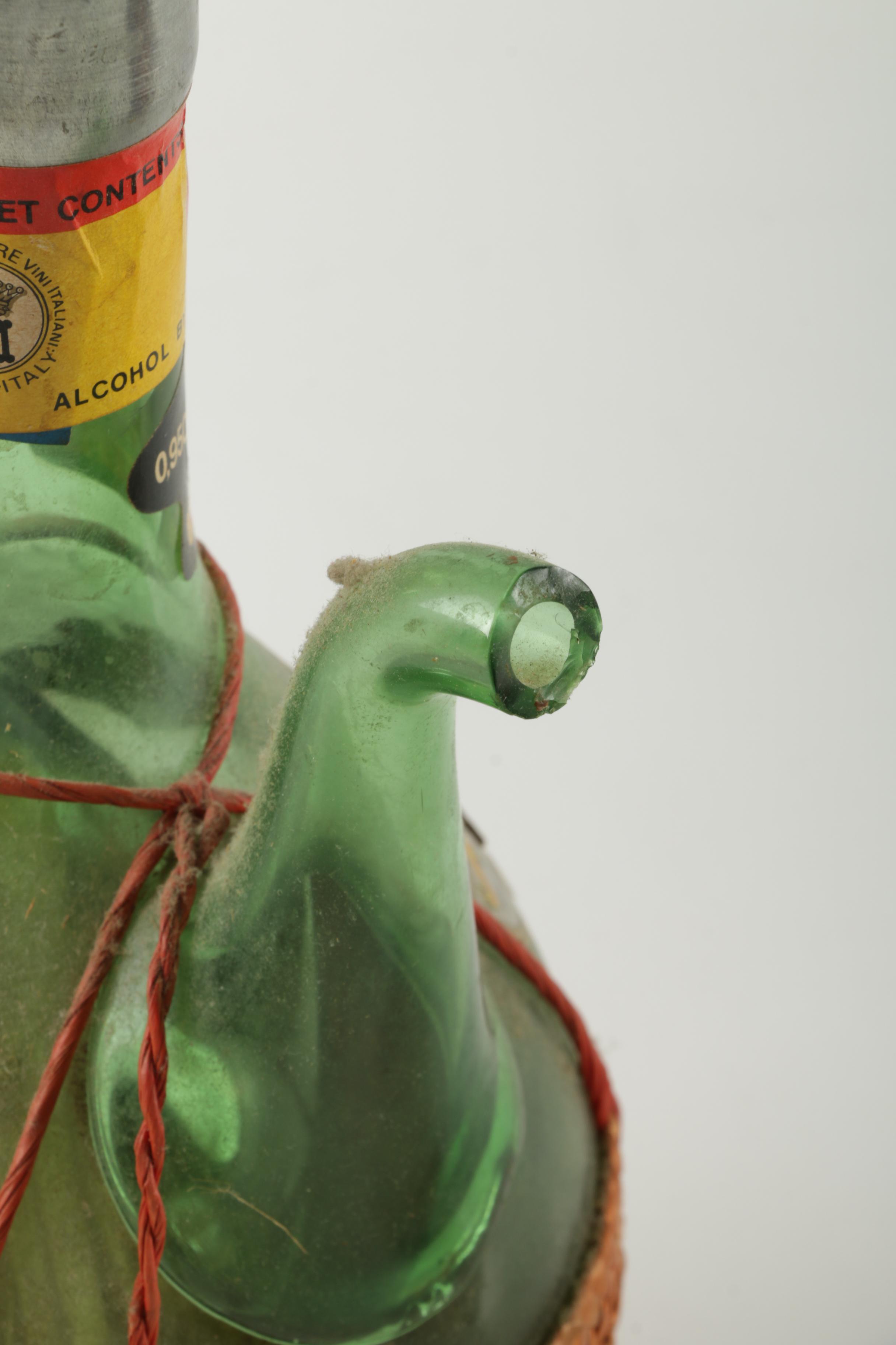 Vintage Glass Whiskey Bottles