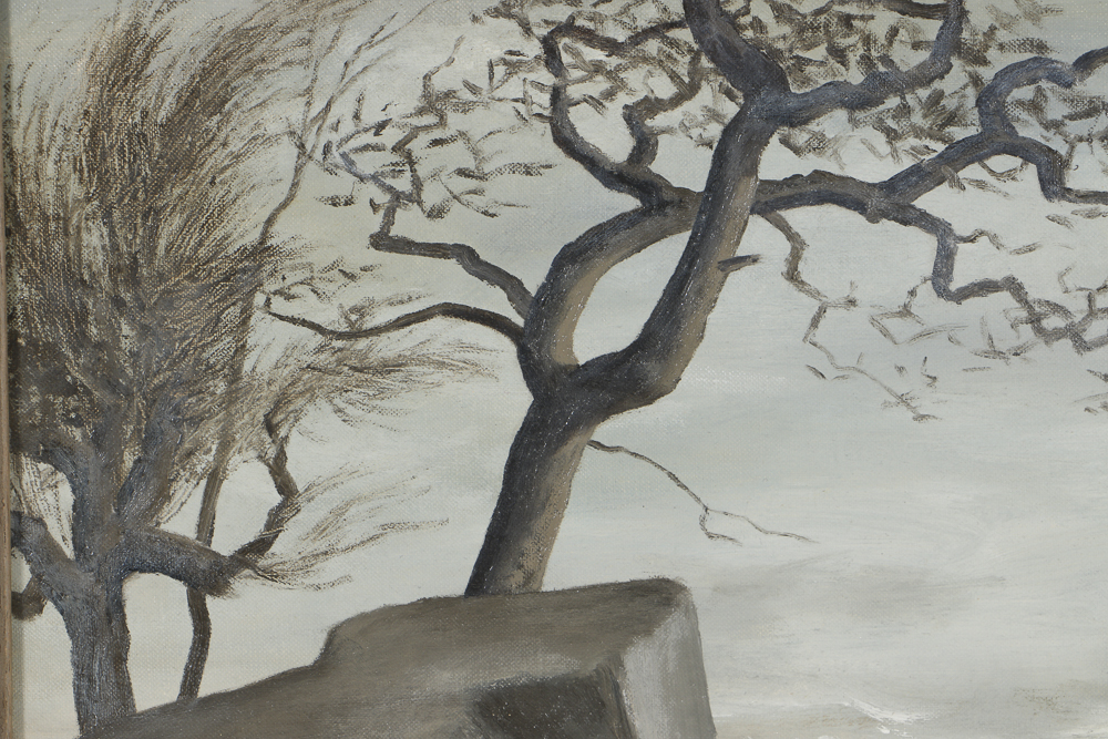 Florence Bartley Smithburn Oil Painting on Board "African Overlook"