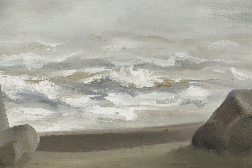 Florence Bartley Smithburn Oil Painting on Board "African Overlook"