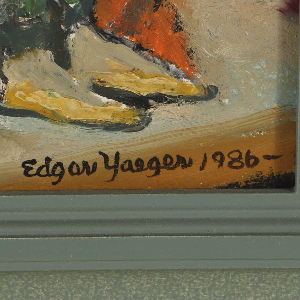 Edgar Yaeger Oil Painting on Canvas "Myrtle"