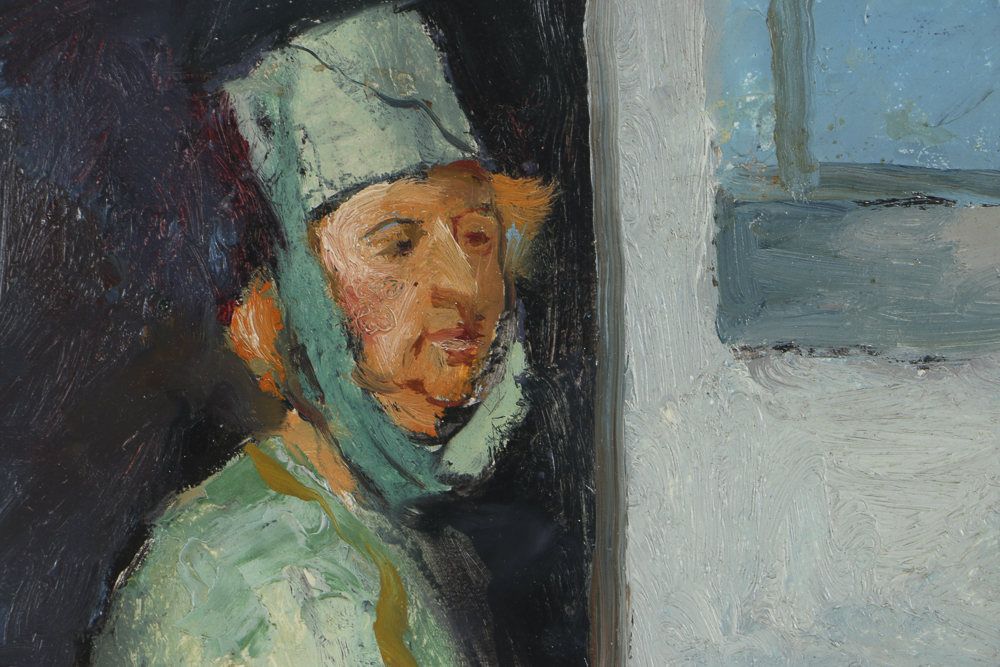 Edgar Yaeger Oil Painting on Canvas "Myrtle"