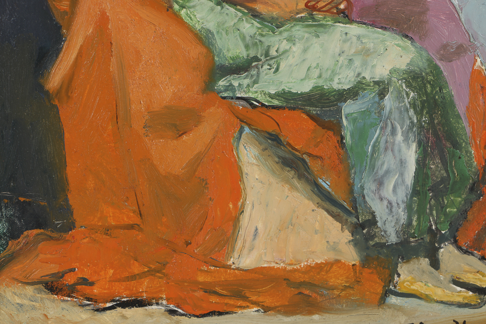 Edgar Yaeger Oil Painting on Canvas "Myrtle"