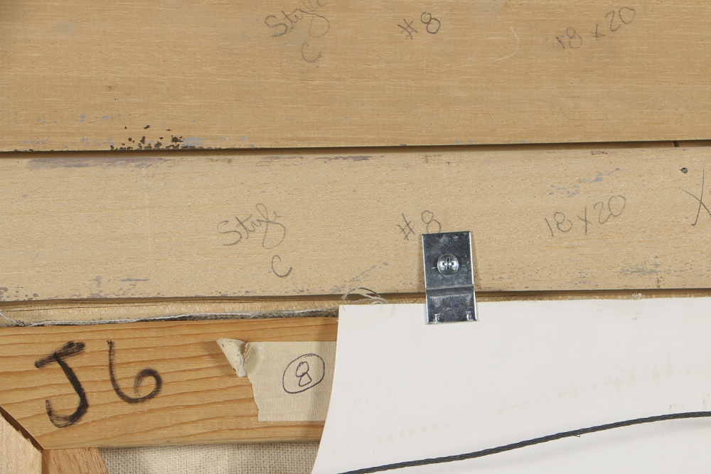 Edgar Yaeger Oil Painting on Canvas Still Life "Two Tulips"