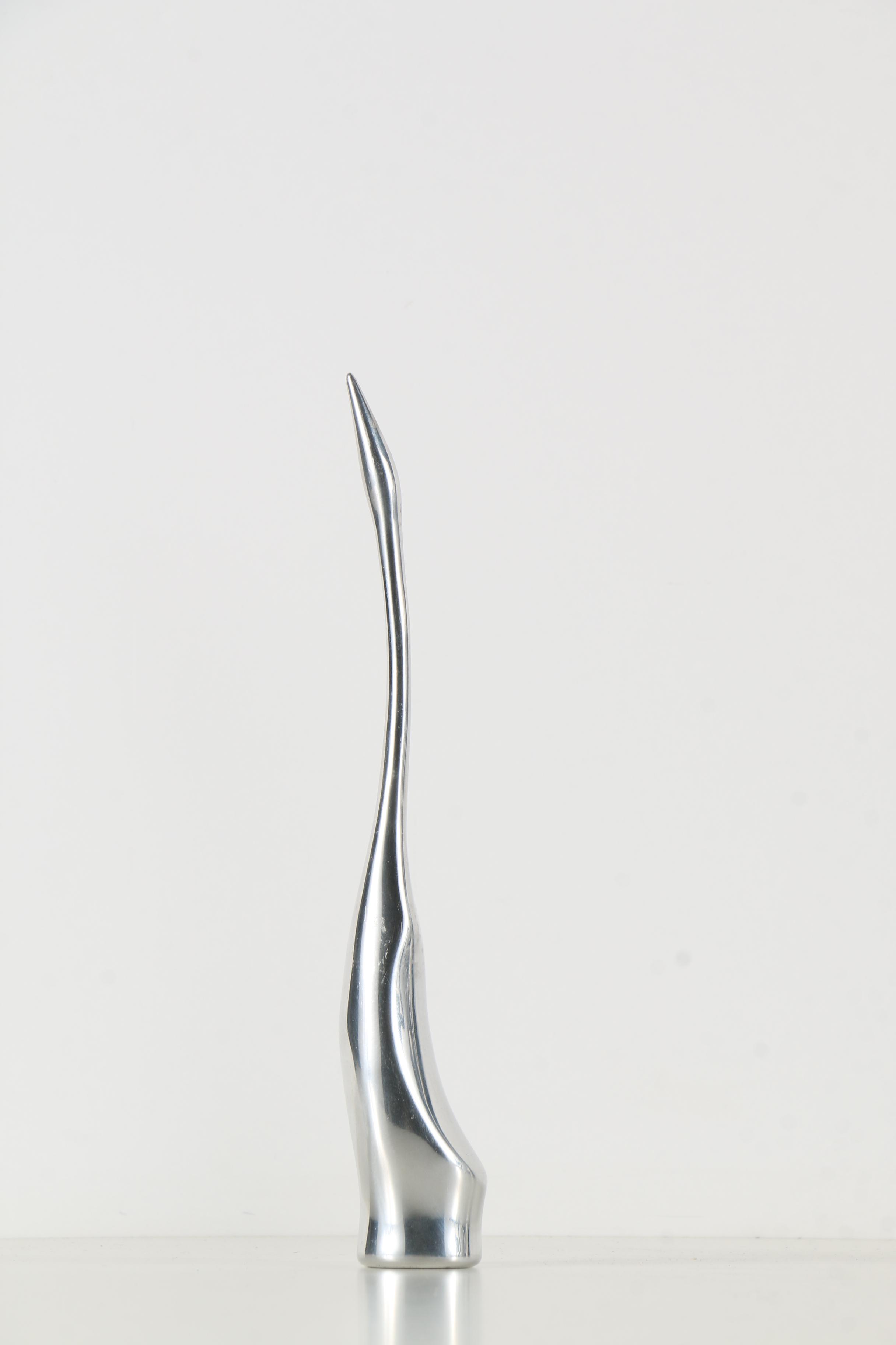 Pair of Hoselton Studio Metal Alloy Crane Sculptures