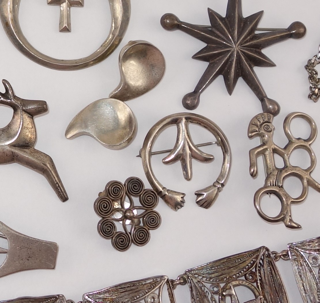 Vintage Sterling Silver Jewelry Collection
