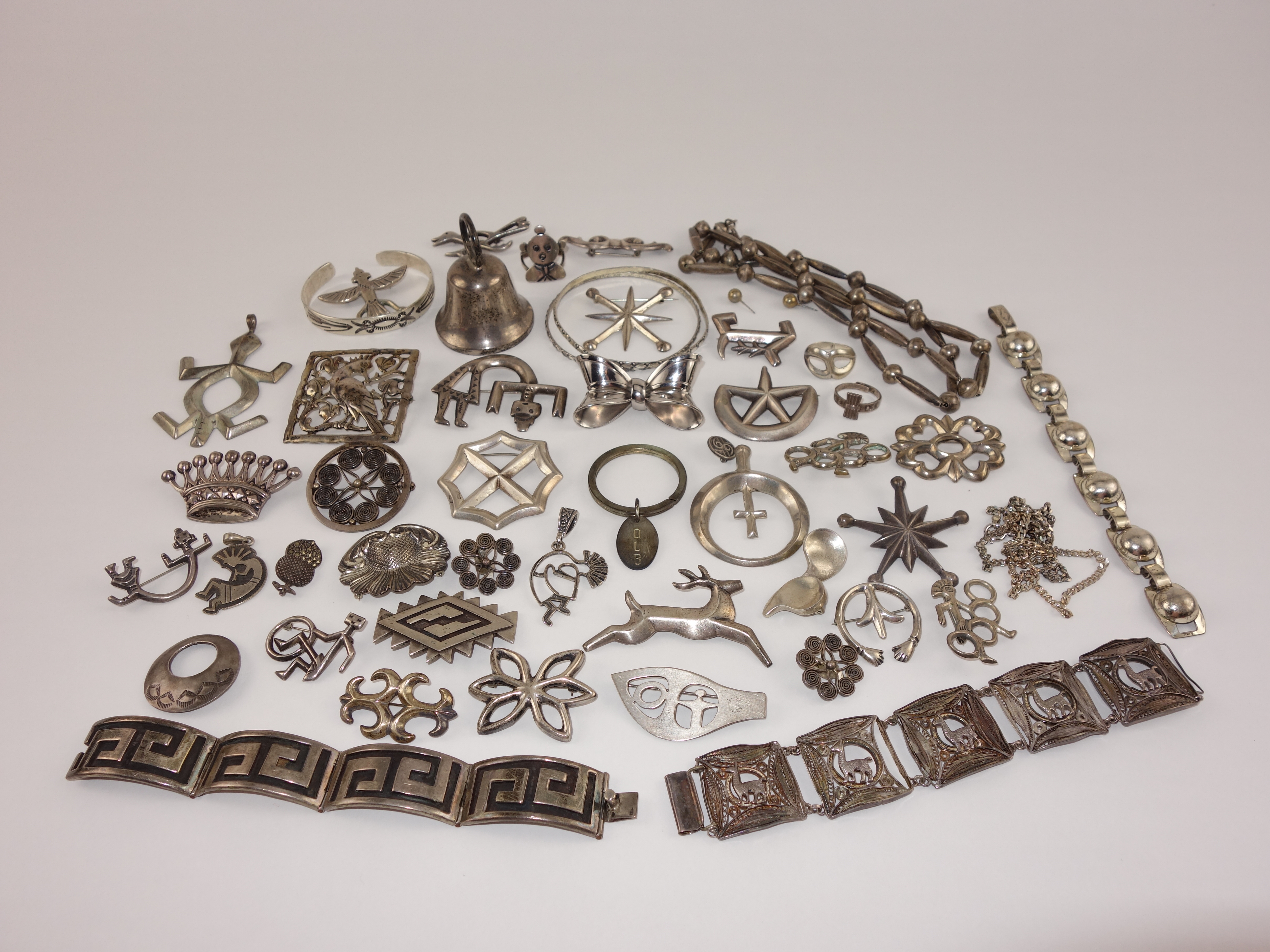 Vintage Sterling Silver Jewelry Collection