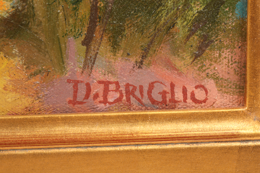 Doris Briglio Oil Painting on Canvas "Spring Flowers"