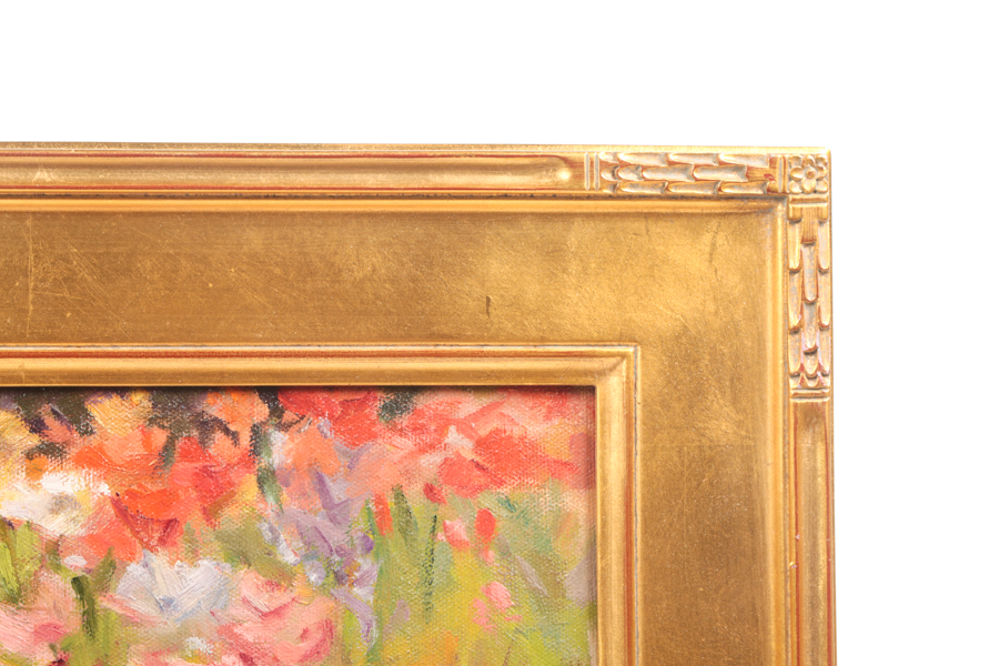 Doris Briglio Oil Painting on Canvas "Spring Flowers"