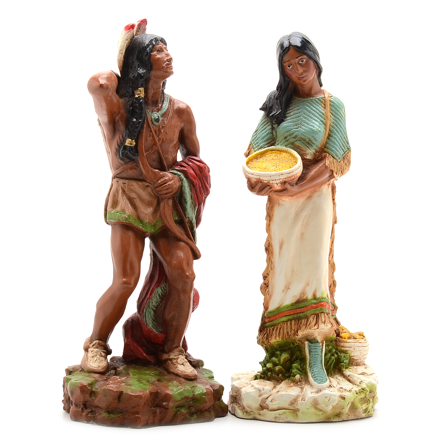Resin Native American Figurines