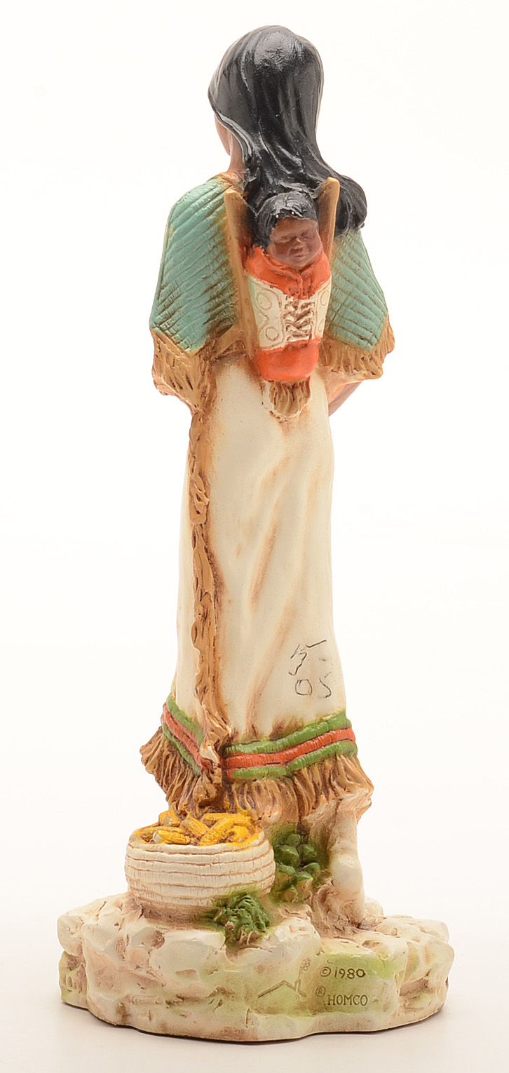 Resin Native American Figurines