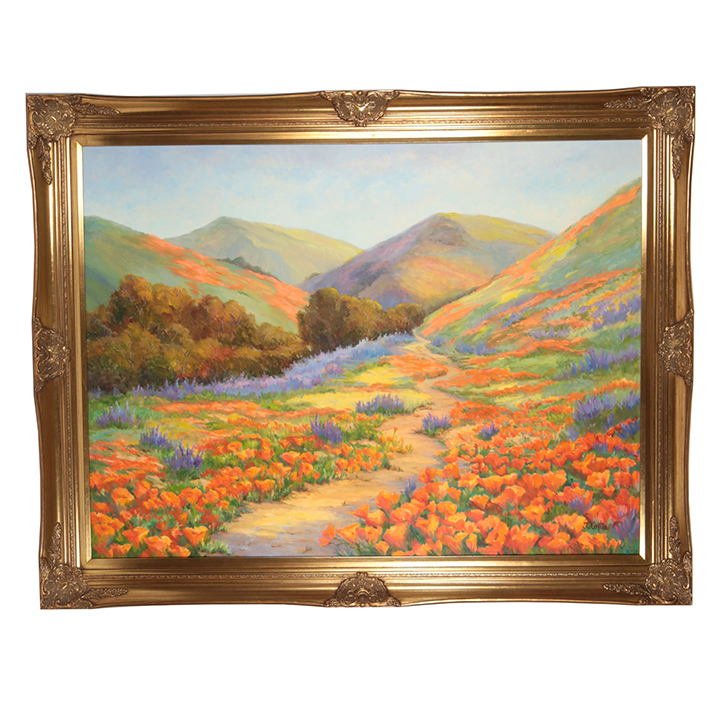 Trish Kertes Oil Painting on Canvas of Landscape