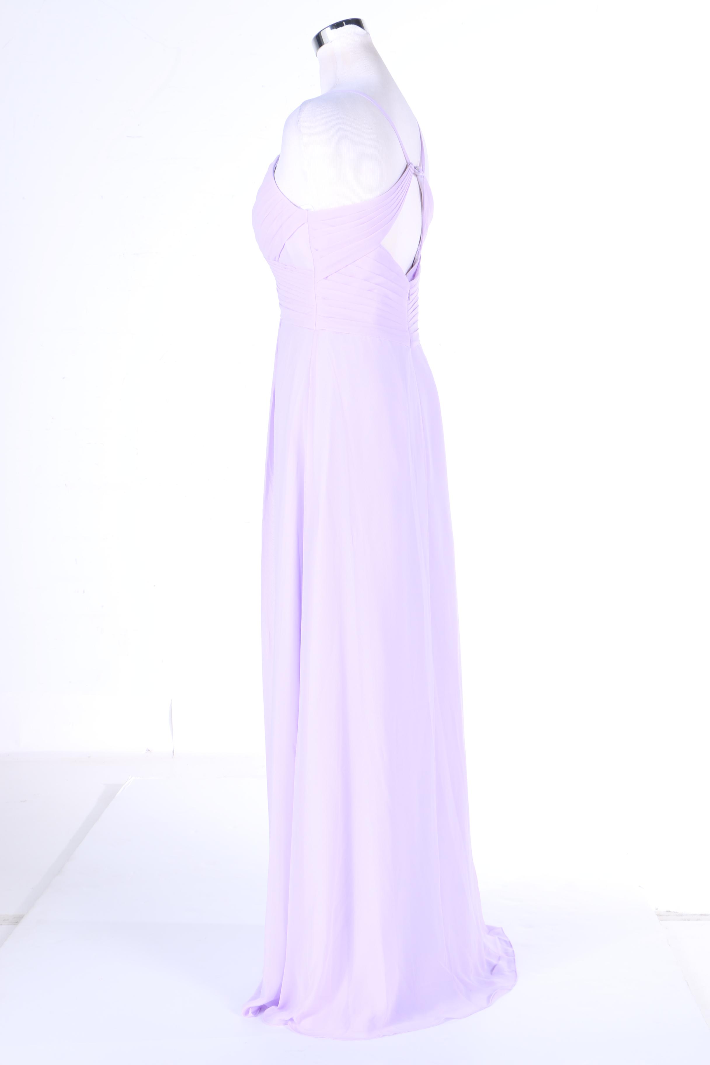 Azazie Haleigh Lilac Chiffon Gown