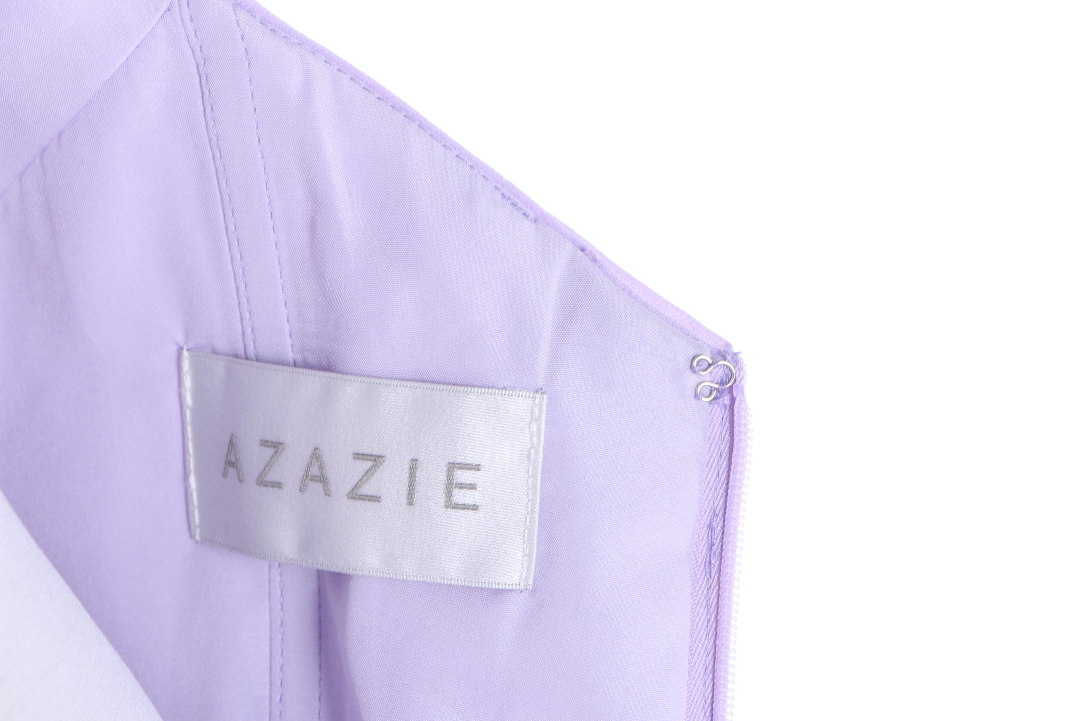 Azazie Haleigh Lilac Chiffon Gown
