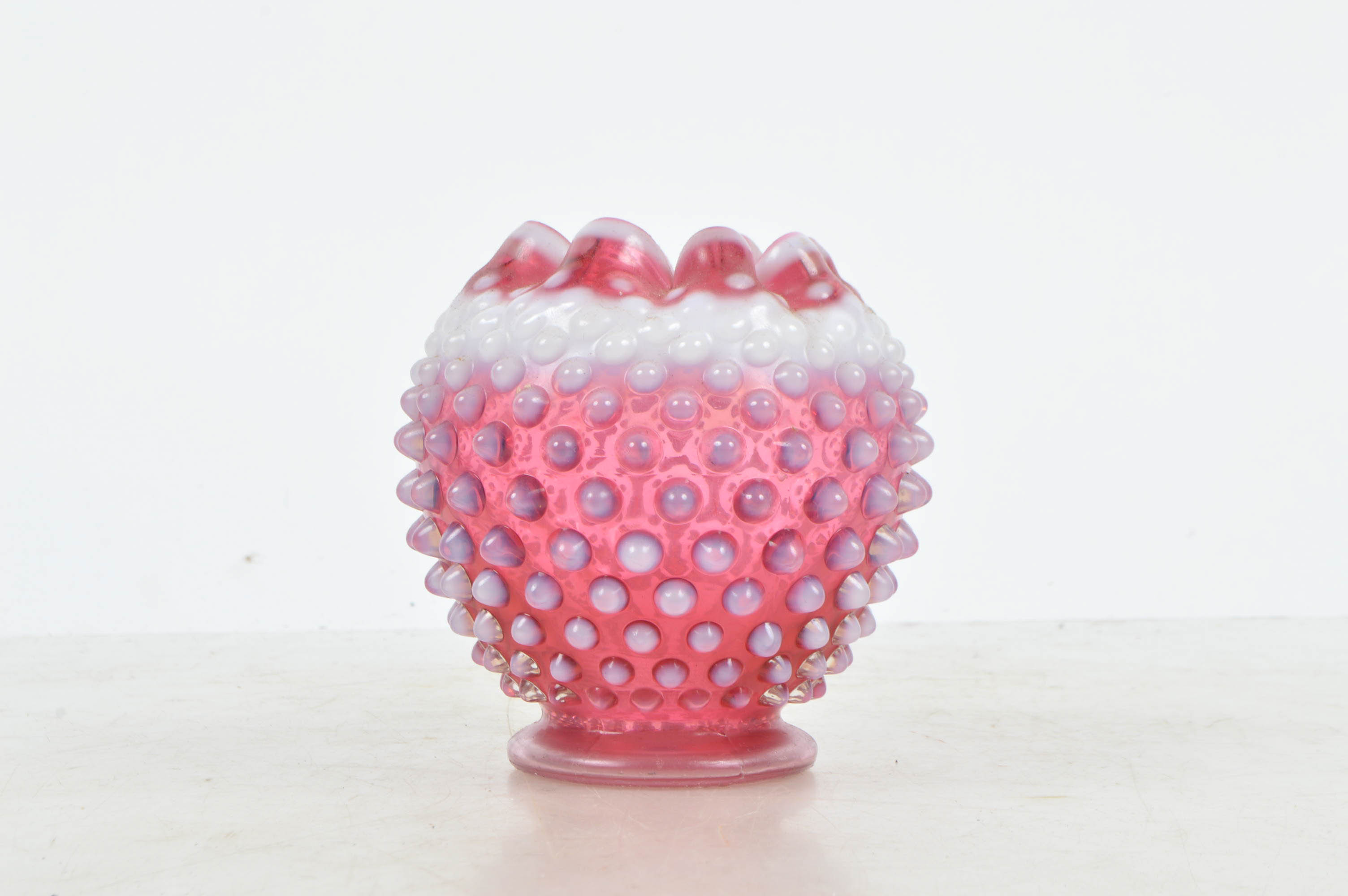 Vintage Hobnail Fenton Style Colored Glass