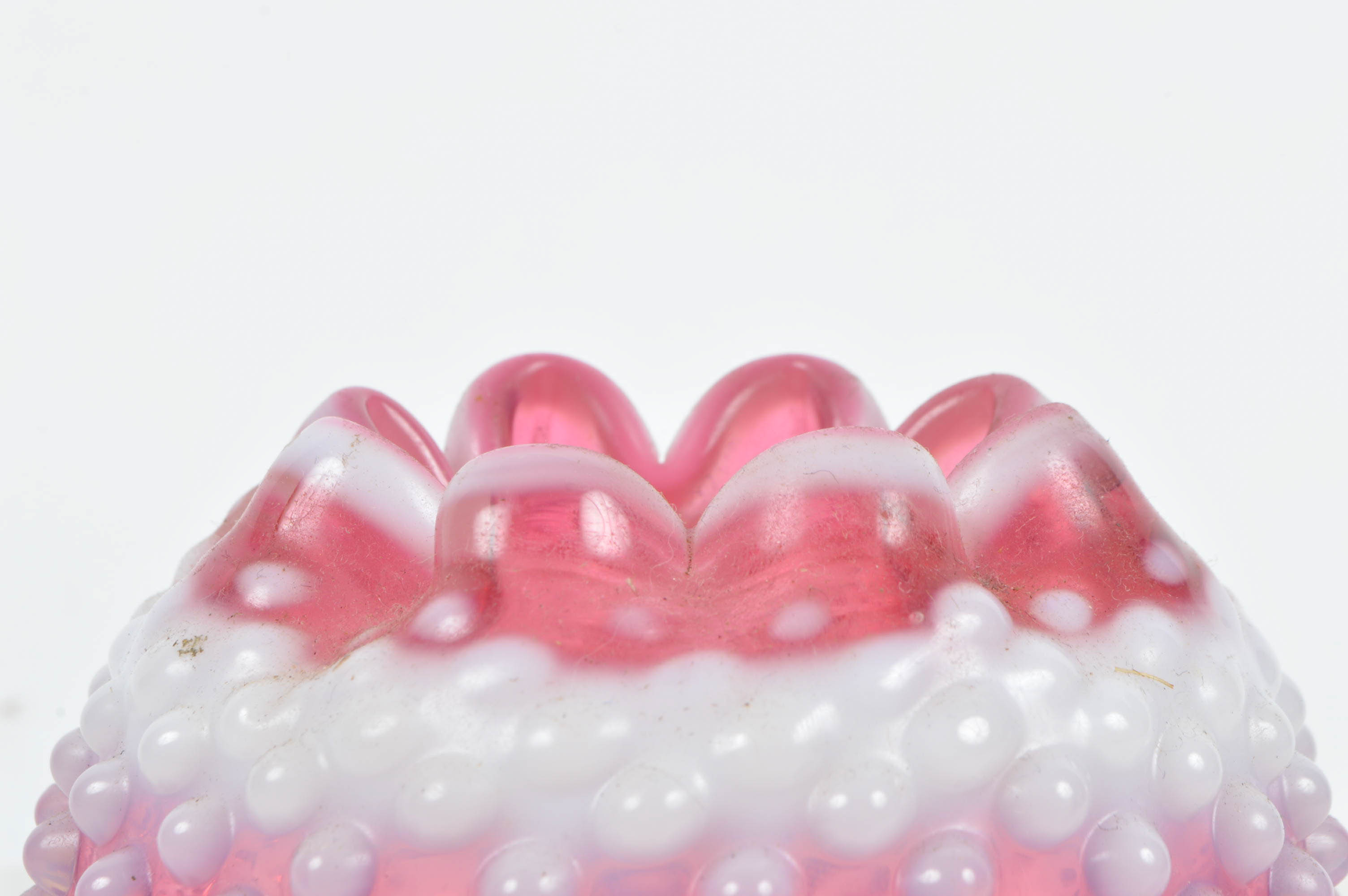 Vintage Hobnail Fenton Style Colored Glass