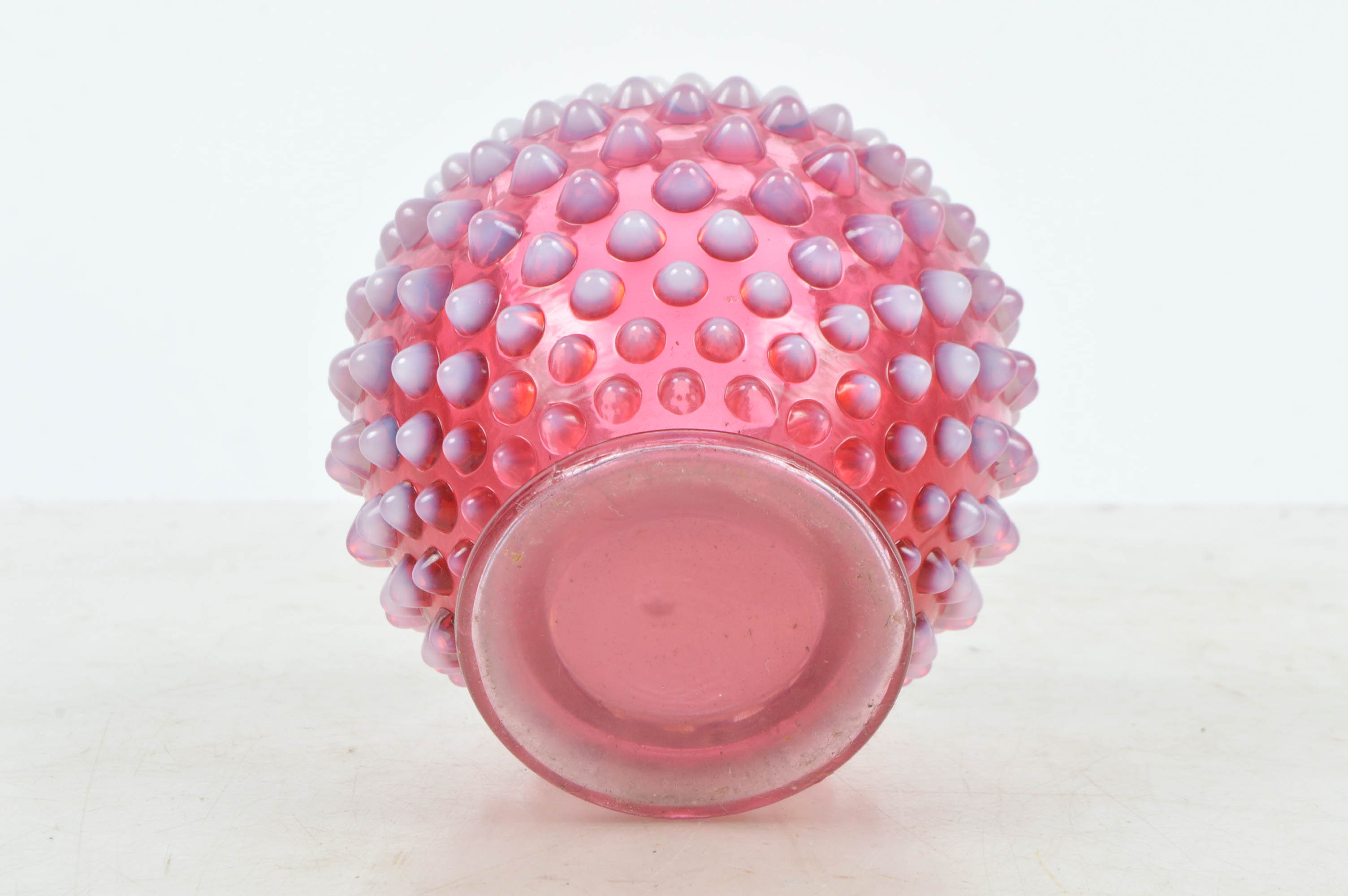 Vintage Hobnail Fenton Style Colored Glass