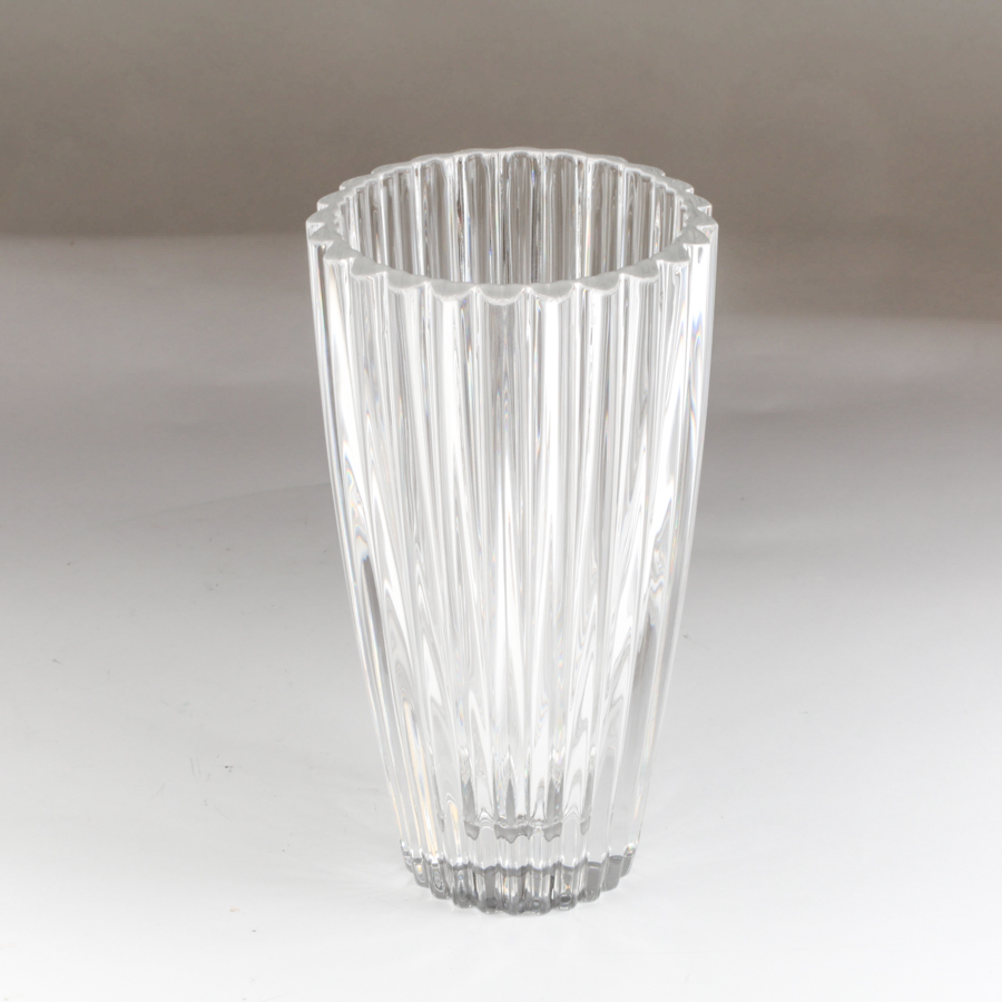 Tiffany and Co. "Heart" Crystal Flower Vase