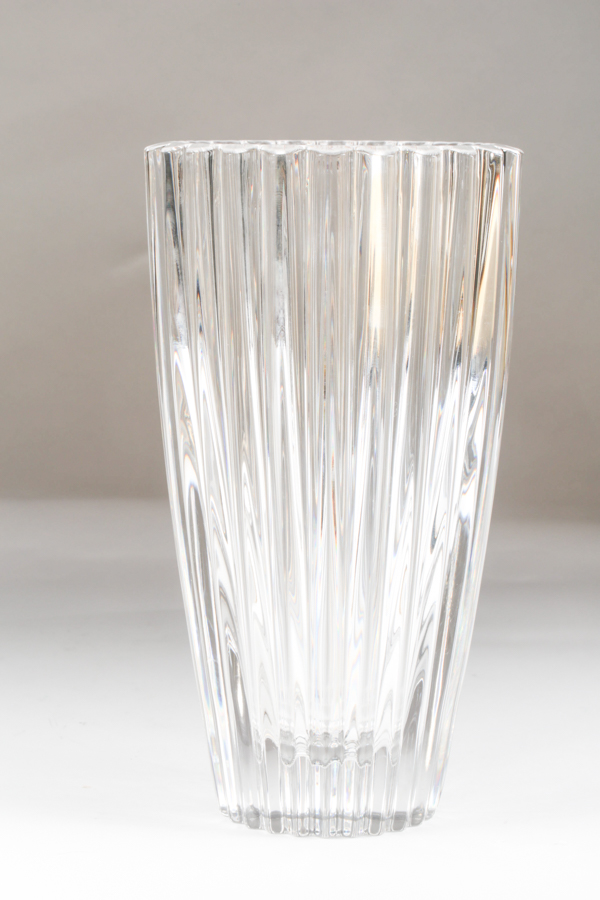 Tiffany and Co. "Heart" Crystal Flower Vase
