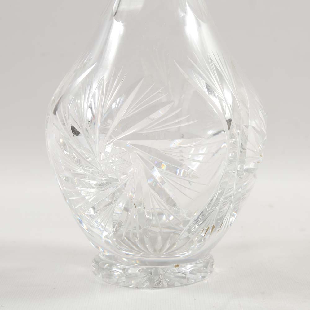 American Brilliant Cut Glass Brunswick Star Decanter