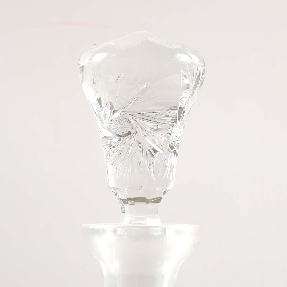 American Brilliant Cut Glass Brunswick Star Decanter