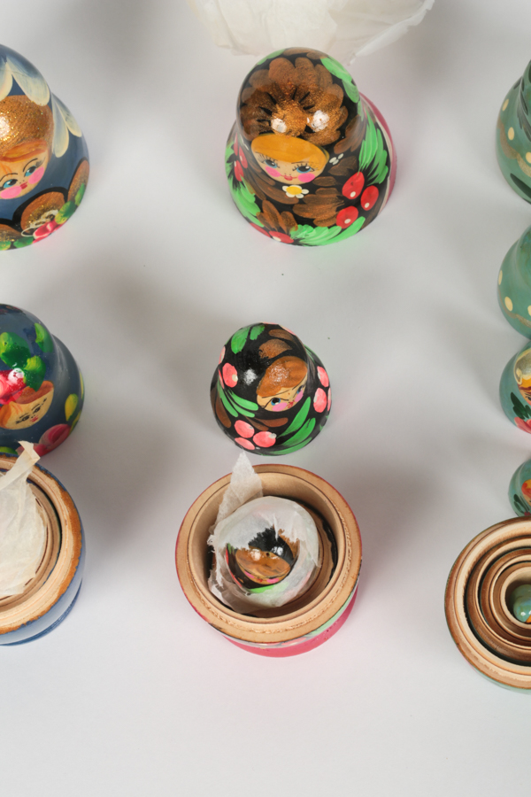 Assortment of Miniature Nesting Doll Sets