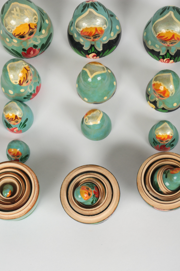 Assortment of Miniature Nesting Doll Sets