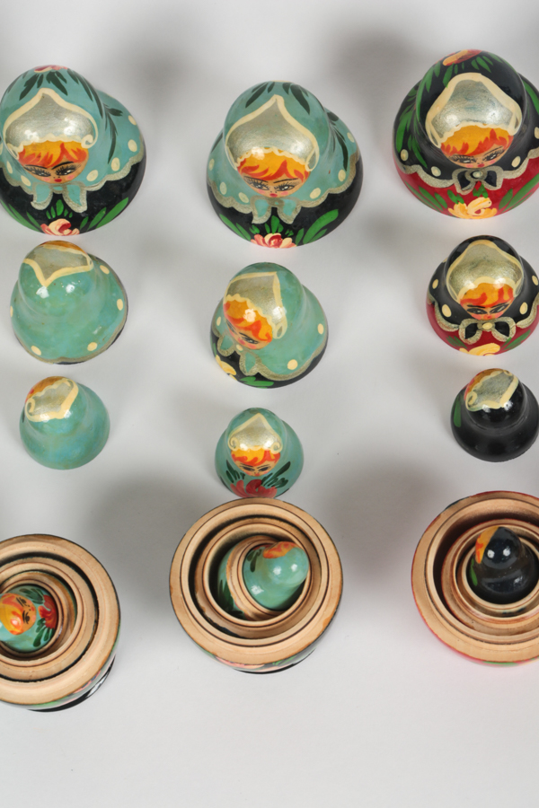 Assortment of Miniature Nesting Doll Sets