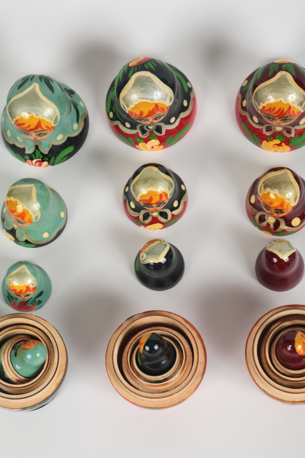 Assortment of Miniature Nesting Doll Sets