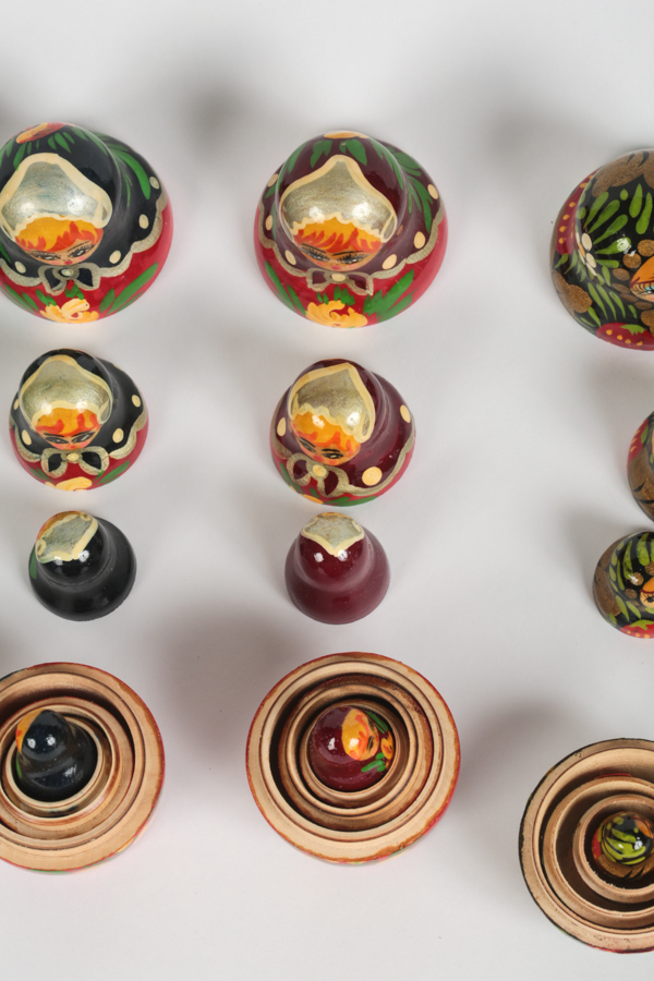 Assortment of Miniature Nesting Doll Sets
