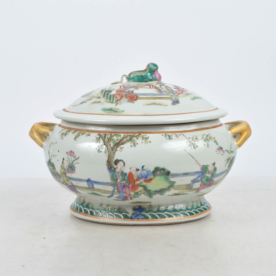 Chinese Porcelain Lidded Tureen