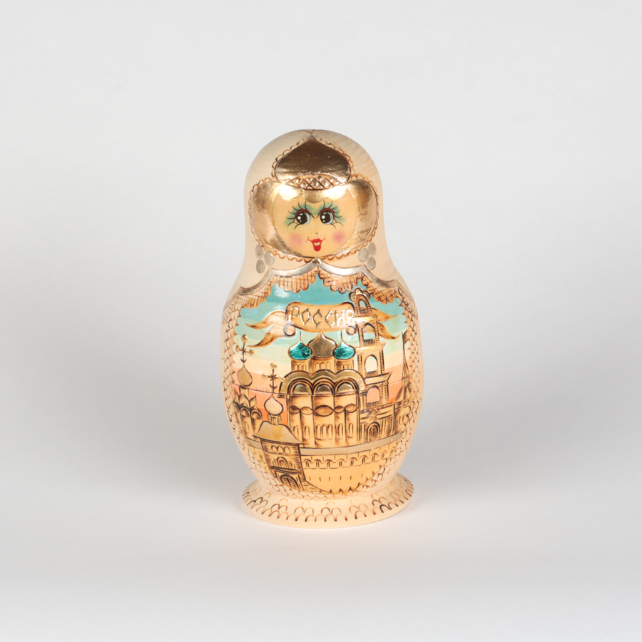 Russian Nesting Dolls Depicting Poccha