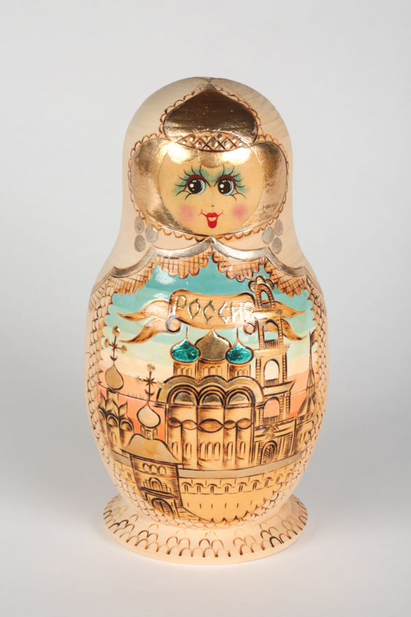 Russian Nesting Dolls Depicting Poccha