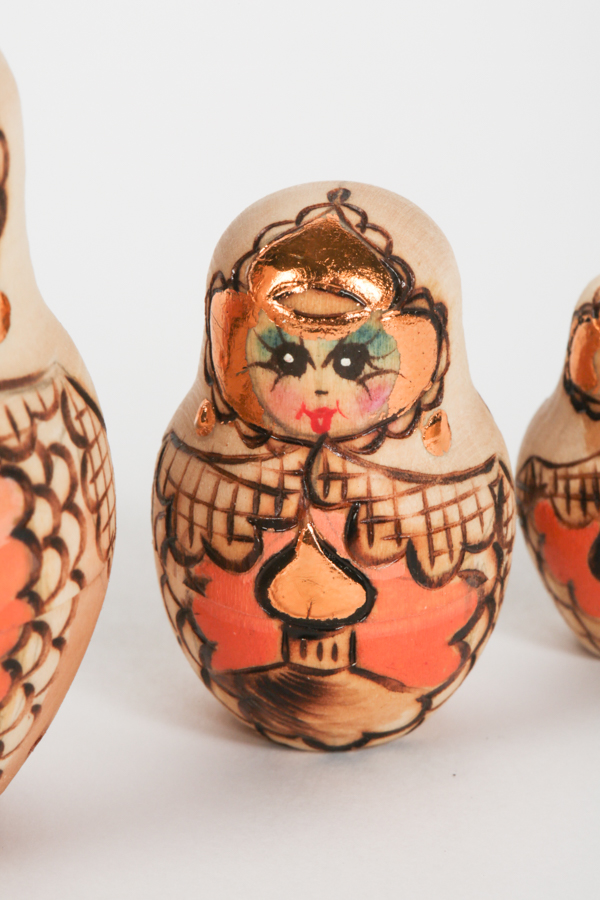 Russian Nesting Dolls Depicting Poccha