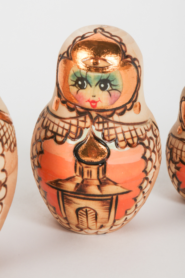 Russian Nesting Dolls Depicting Poccha