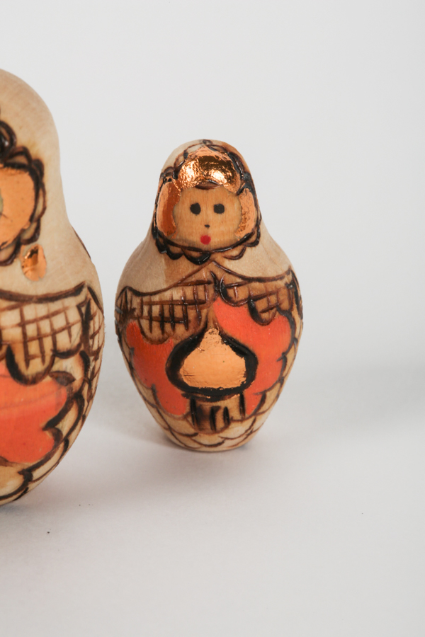 Russian Nesting Dolls Depicting Poccha