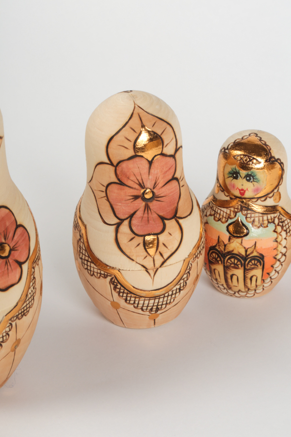 Russian Nesting Dolls Depicting Poccha