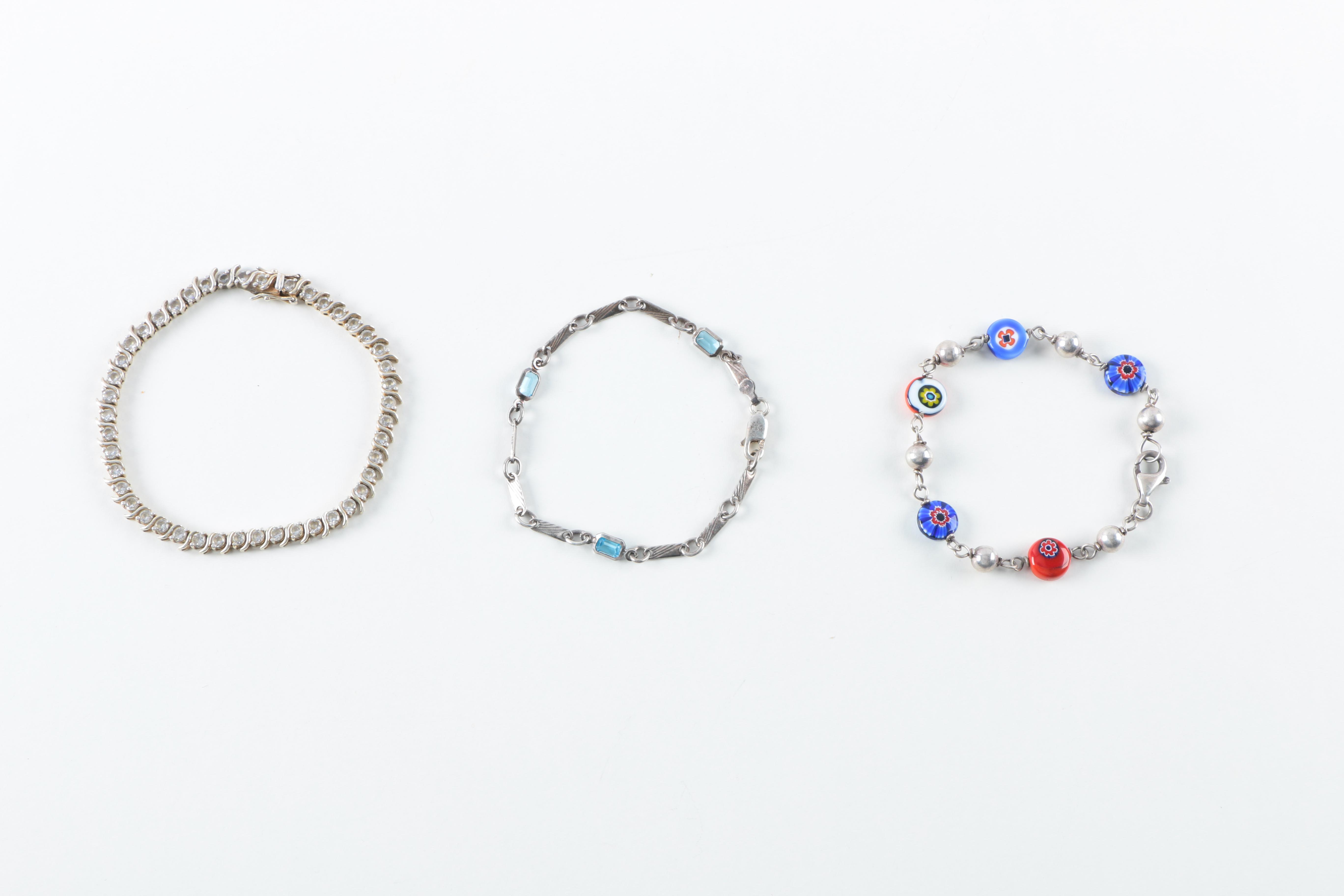 Selection of Sterling and 800 Silver Jewelry