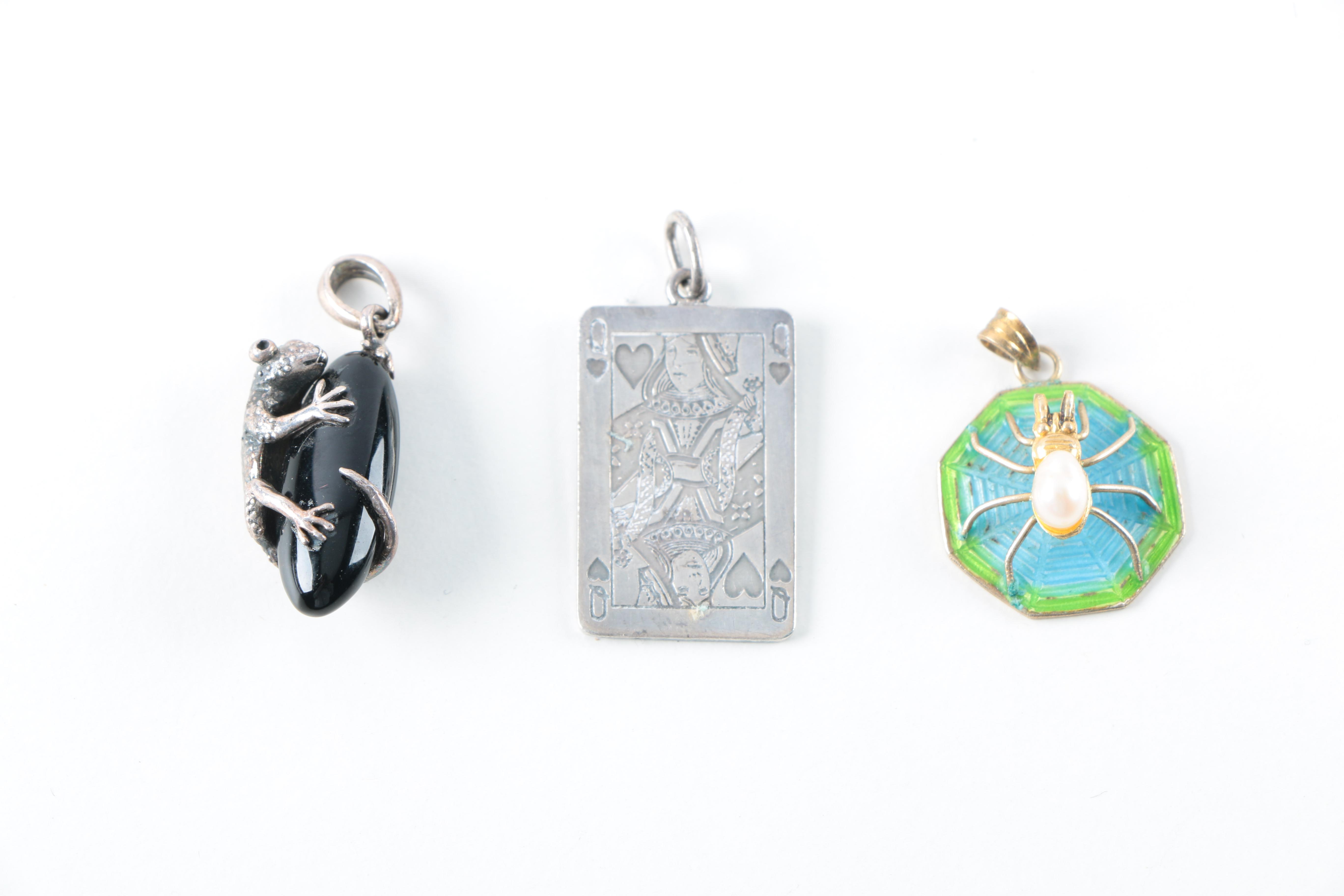 Selection of Sterling and 800 Silver Jewelry