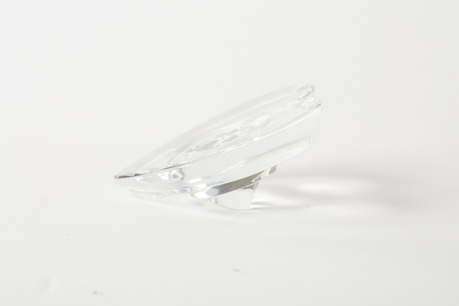Baccarat "Heart of Love" Crystal Paperweight