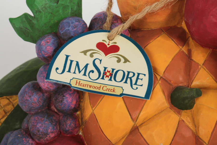 Jim Shore Heartwood Creek "Bless This Bounty" Cornucopia Figurine
