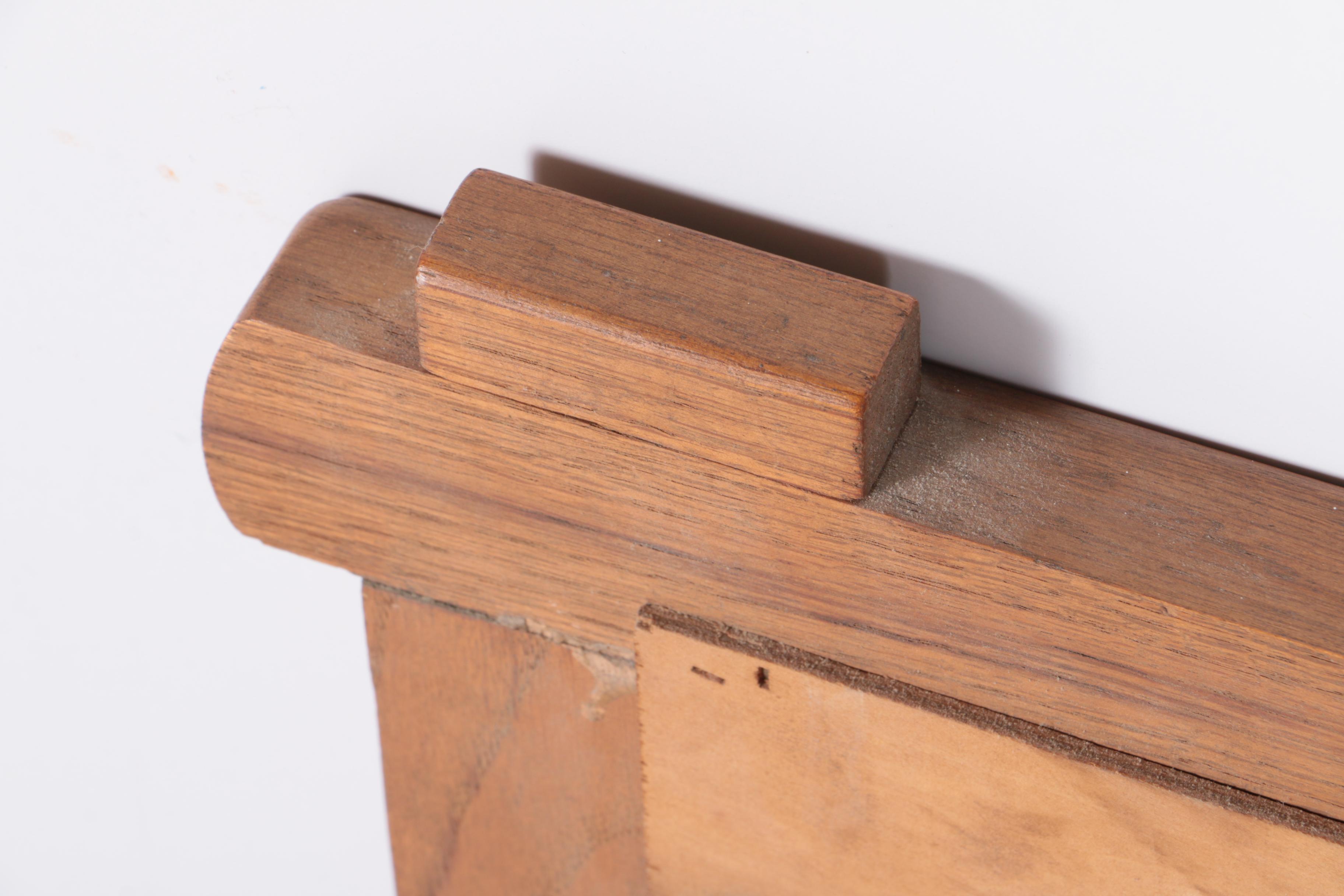 Rectangular Mirror and Wooden Frame