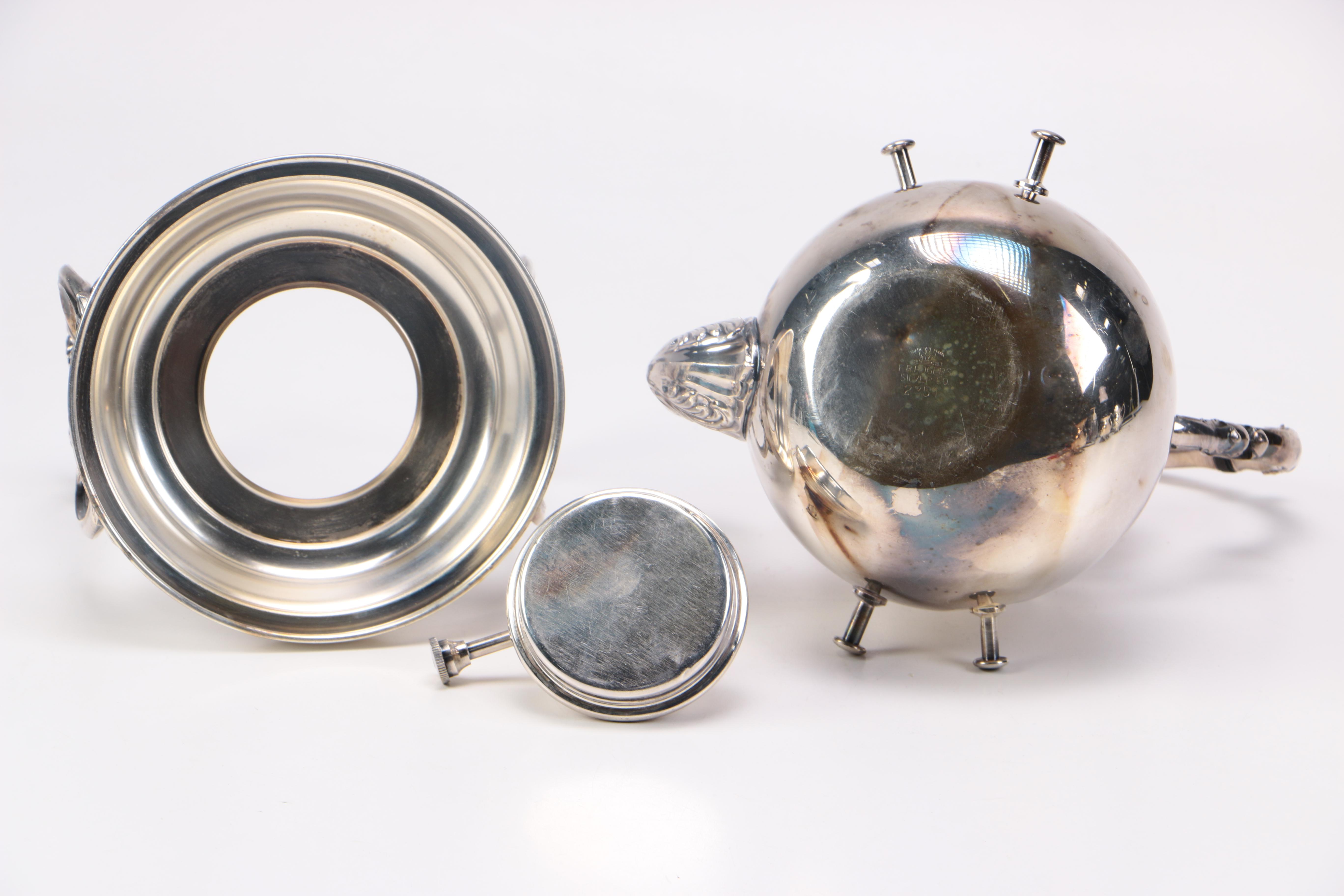 F. B. Rogers Silver Co. Silver Plate Coffee and Tea Service