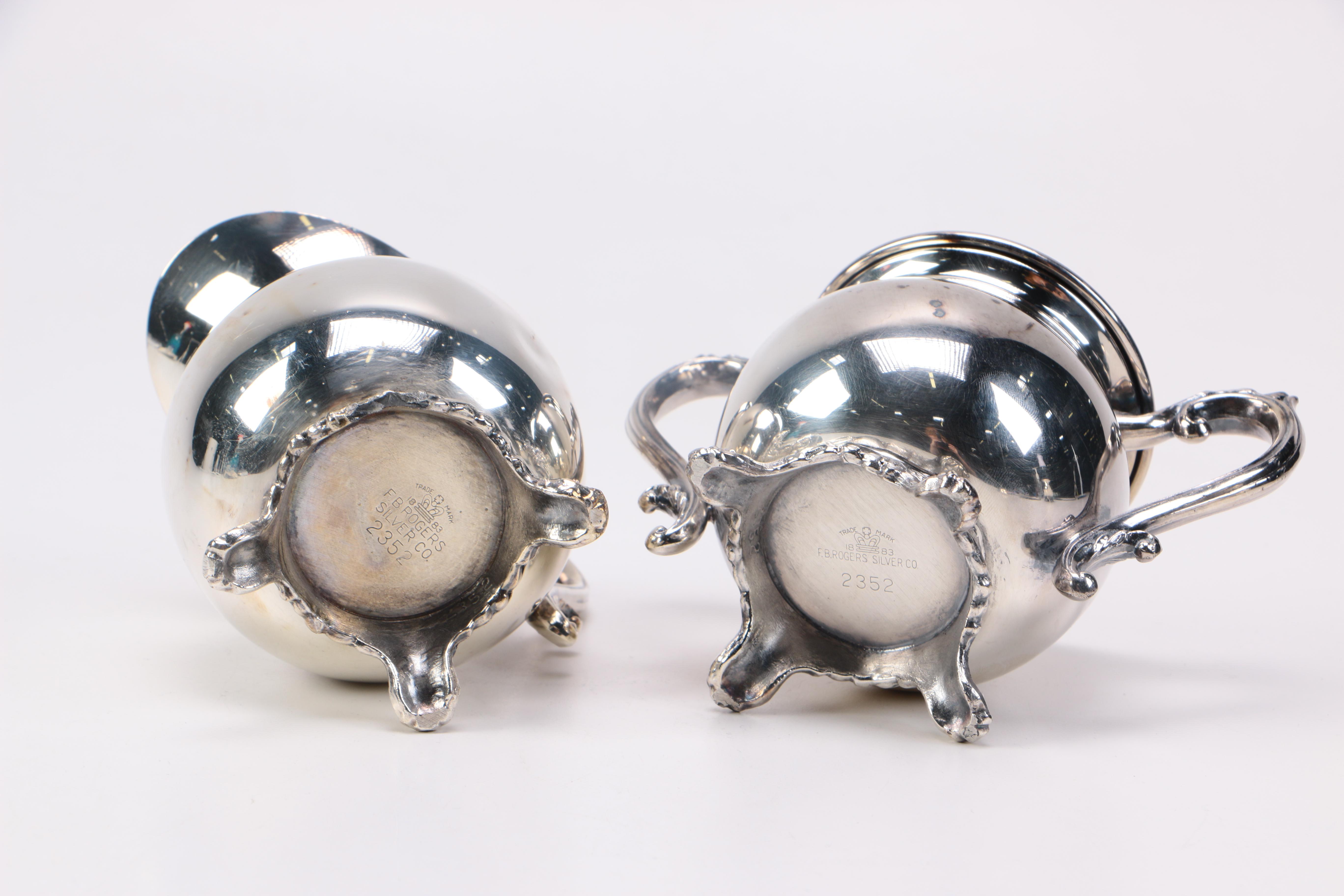 F. B. Rogers Silver Co. Silver Plate Coffee and Tea Service