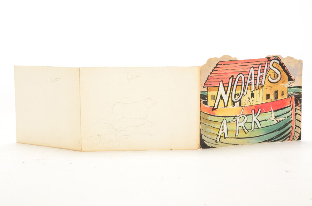 Paul Ashbrook Original Mixed Media Illustration "Noah's Ark"