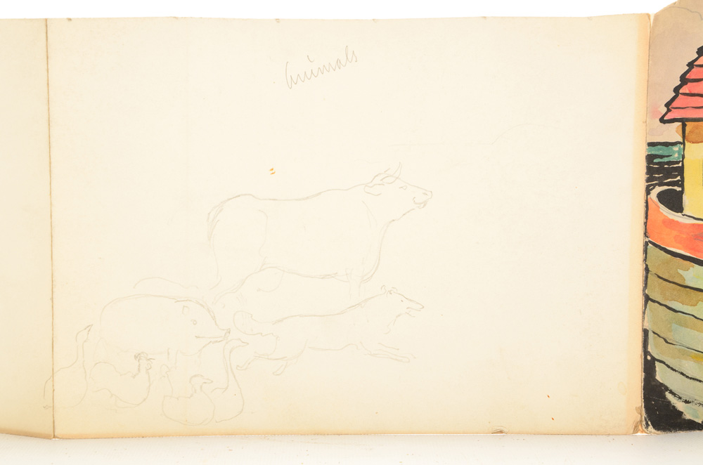 Paul Ashbrook Original Mixed Media Illustration "Noah's Ark"