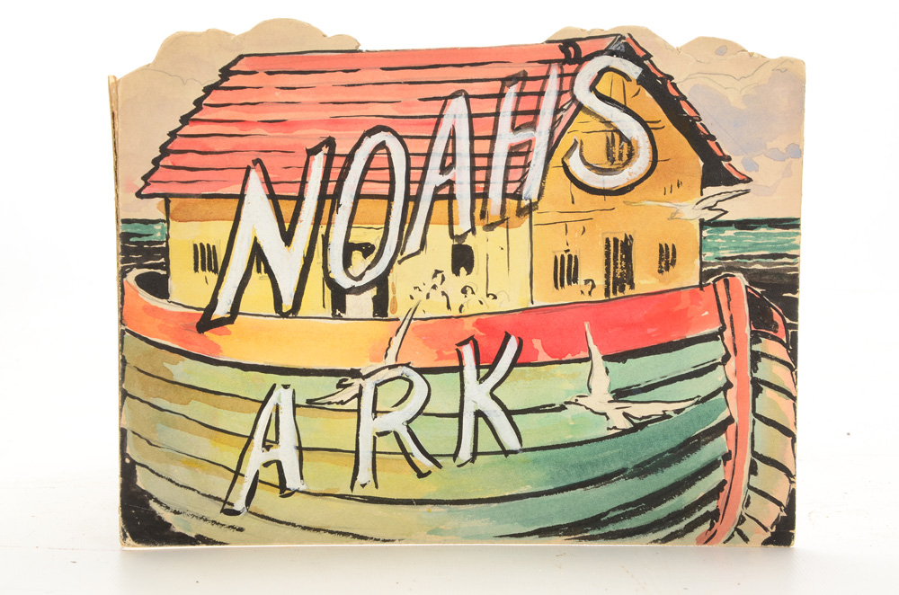 Paul Ashbrook Original Mixed Media Illustration "Noah's Ark"